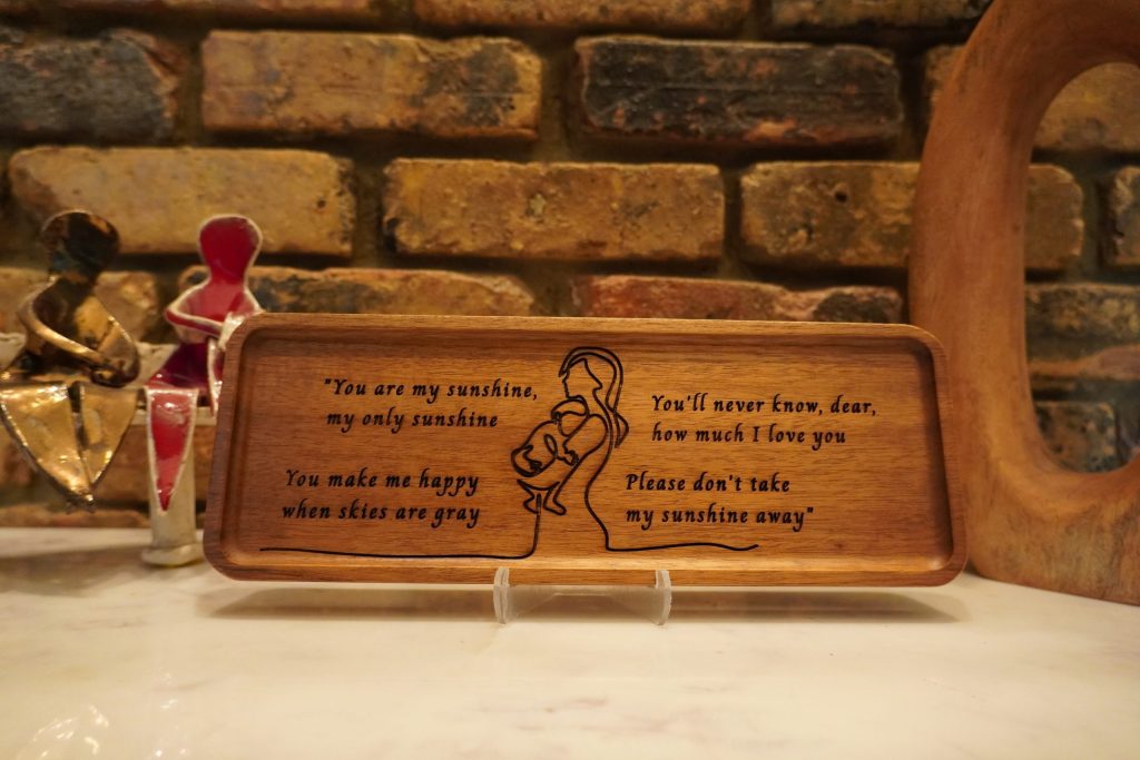 Acacia Wood "You Are My Sunshine" Acacia Plaque