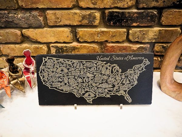 Medium USA Adventure Slate
