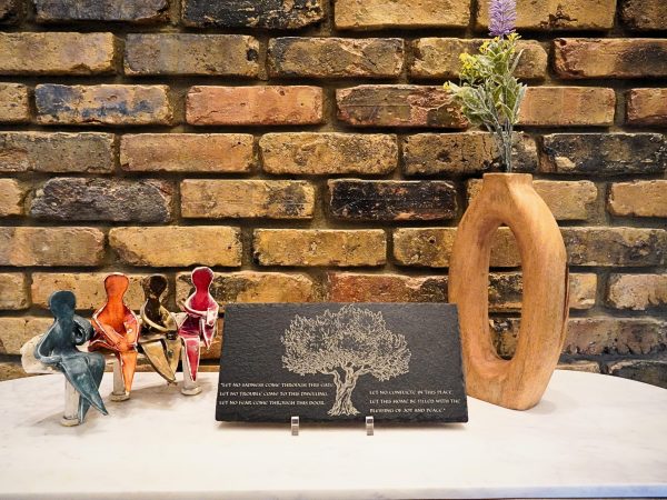Slate Blessing for the Home Olive Tree