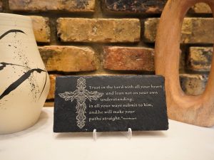 Proverbs 3:5-6 "Trust in the Lord" Slate