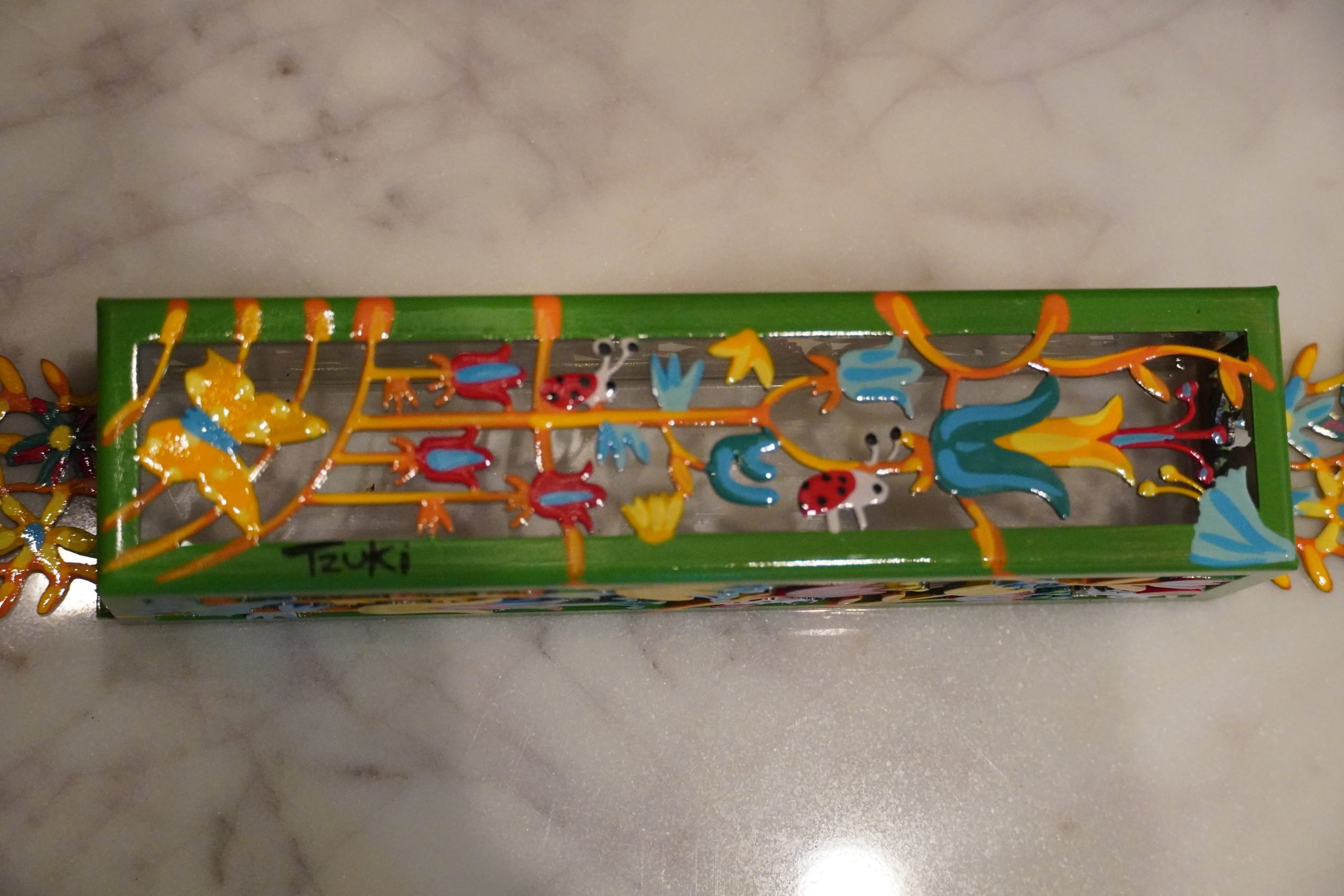 'Enchanted Garden' Large Mezuzah Case - Image 10